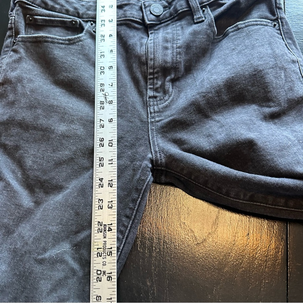 Pacsun 30x32 Relaxed Skinny Black Denim Worn In Jeans Project piece emo work Pan - Picture 2 of 8